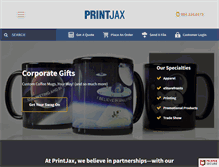 Tablet Screenshot of printjax.com